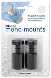 Brass Satin Black / 2 pack