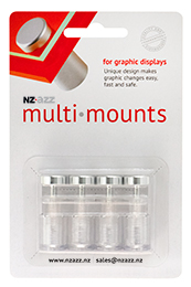 A Gloss Clear E Aluminium Natural / 4 pack