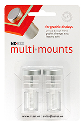 Satin Chrome / 2 pack